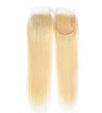 613 Platinum Blonde Straight Closure