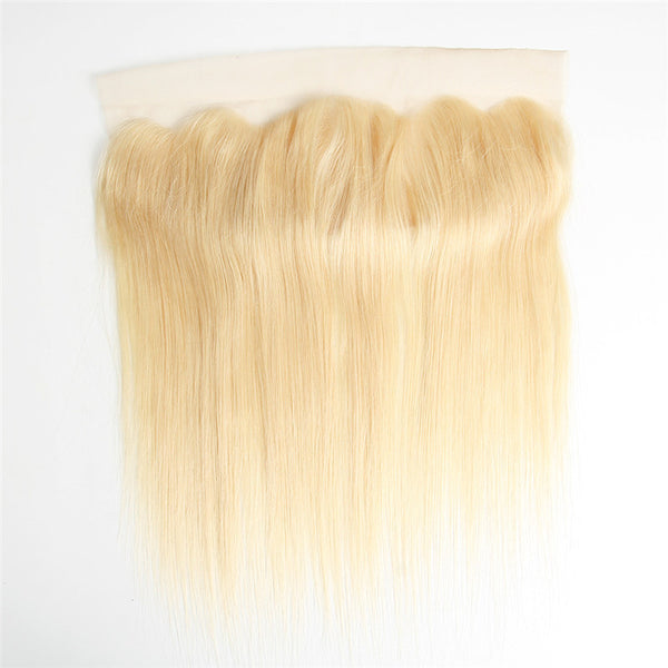 613 Platinum Blonde Straight Frontal